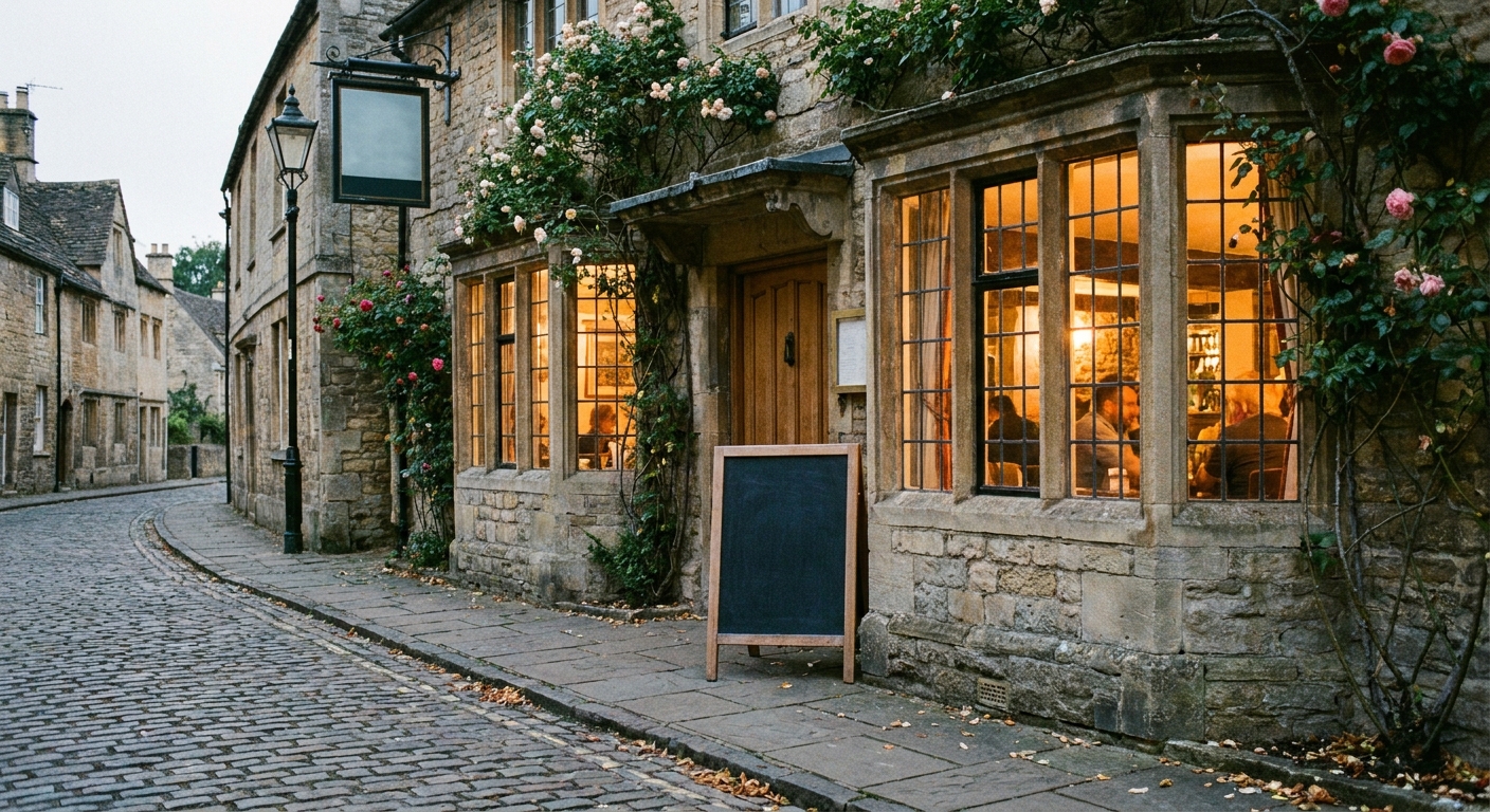 The Half Moon pub exterior on a quiet North Street afternoon
